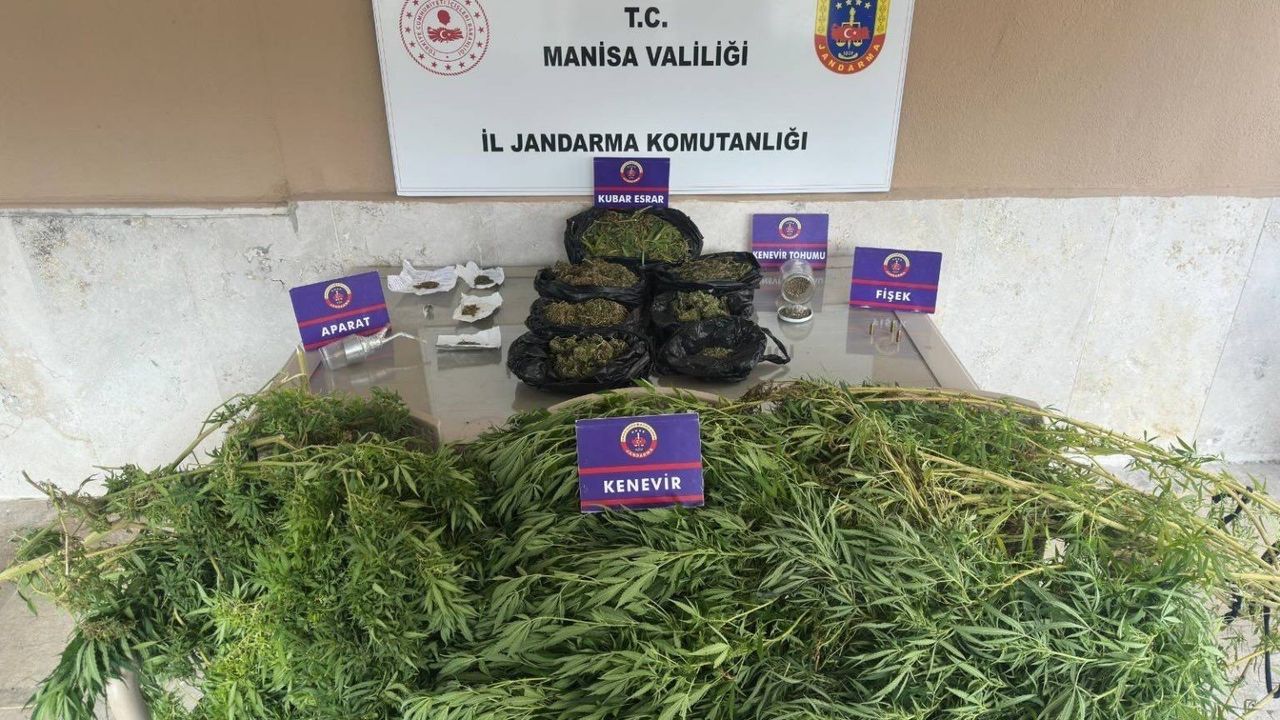 Manisa'da 7 ilçede uyuşturucu operasyonu