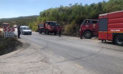 Manisa'da ormanlık alanda çıkan yangın kısa sürede söndürüldü