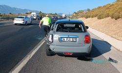 Manisa'da tırın çarptığı sürücü feci şekilde can verdi