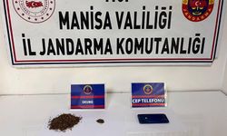 Manisa'da şüphelinin üzerinden skunk çıktı