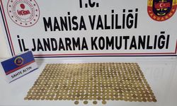 Manisa'da 2 şüphelinin üzerinden 484 sahte sikke çıktı