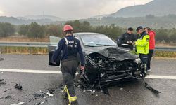 Manisa’da yağışlı hava 14 trafik kazasına sebep oldu