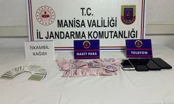 Manisa jandarmasından kahvehaneye kumar baskını