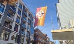 Salihli'de caddeler Galatasaray bayraklarıyla donatıldı