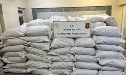 Manisa'da tonlarca kıyılmış tütün ele geçirildi