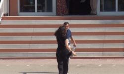 Manisa'da bir öğrenci son saniye sınava yetişti