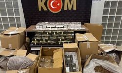 Manisa'da kaçak sigara ve alkol vurgunu