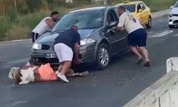 Göz göre göre turist kadını ezdi