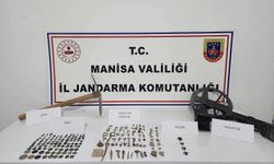 Manisa'da kaçak kazı yapan bir şahıs yakalandı