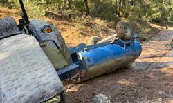 Soma'da yangına su taşıyan tanker devrildi