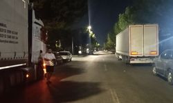 Manisa Beko fabrikası önünde şoförlerden tepki