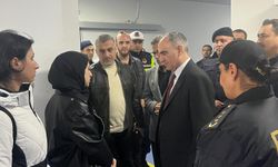 Kazada yaralanan polis memuruna Vali Özkan'dan ziyaret