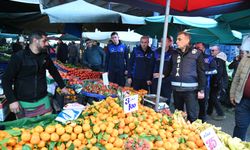 Perşembe Pazarı'ndaki zabıta noktasına 'Hoş Geldin Masası'