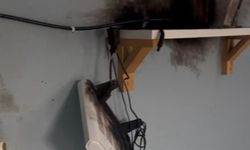 Manisa’da bir eve yıldırım düştü