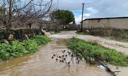 Şiddetli yağışlar Kula’da taşkınlara sebep oldu