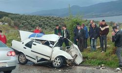 Manisa'daki feci kazada genç sürücü hayatını kaybetti