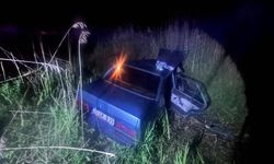 Manisa’da otomobil kanala uçtu: 2 ölü, 5 yaralı