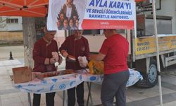 Ayla öğretmen için Manisa'da lokma hayrı