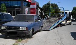 Manisa'da hurda araçlar toplanıyor