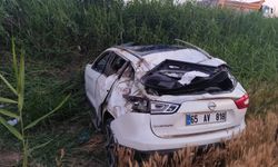 Manisa'da otomobille kamyon çarpıştı: 2’si çocuk 3 yaralı