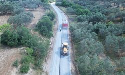 Manisa'da iki köy birbirine asfalt yolla bağlanıyor