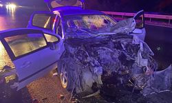 İzmir-Aydın otoyolunda feci kaza: 1 ölü, 3 yaralı