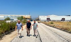 Turgutlu’da Fatih Sanayi Sitesine 5 bin metrekarelik asfalt