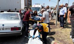 Kula'da tırla otomobil çarpıştı: 1 yaralı