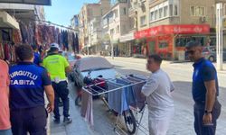 Manisa'da kaldırım işgallerinde denetim sıkılaştırıldı