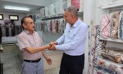 Başkan Şimşek esnafın taleplerini tek tek dinledi