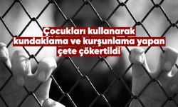 Manisa’da çocukları suça sürükleyen çeteye operasyon