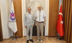 Başkan Hakan Şimşek Kaymakam Günhan Yazar ile görüştü