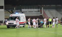 Manisa FK maçında sahaya ambulans girdi