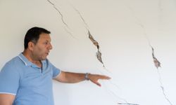 Deprem olmadan çatladı, şimdi yıkılma korkusu yaşanıyor