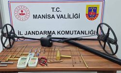 Manisa jandarmasından definecilere suçüstü