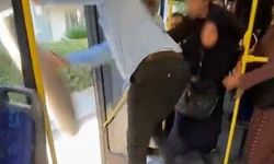 Belediye otobüsünde halı kavgası