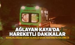 Manisa'da alkollü şahıs Ağlayan Kaya'dan düşerek yaralandı