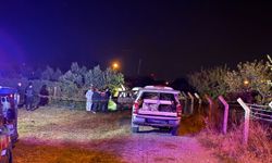 Manisa'da yanan otomobilde bir kişinin cansız bedeni bulundu