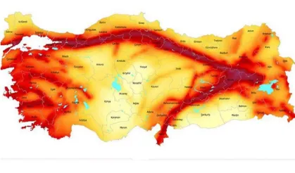 Türkiye'nin diri fay haritası güncellendi: Manisa 1. derece risk bölgesinde
