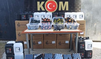 Manisa’da 635 litre etil alkol ele geçirildi