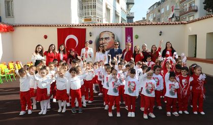 Şehzadeler'in miniklerinde cumhuriyet heyecanı