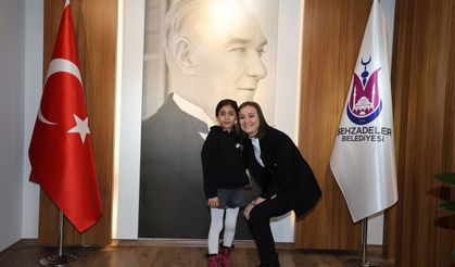 Başkan Durbay, küçük Nehir’e verdiği sözü tuttu