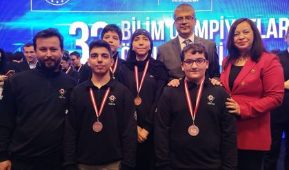 Bilim Olimpiyatlarında Manisalı öğrenciler madalyaları topladı