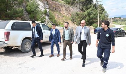 MASKİ ekipleri Kırkağaç'taki çalışmaları yerinde inceledi