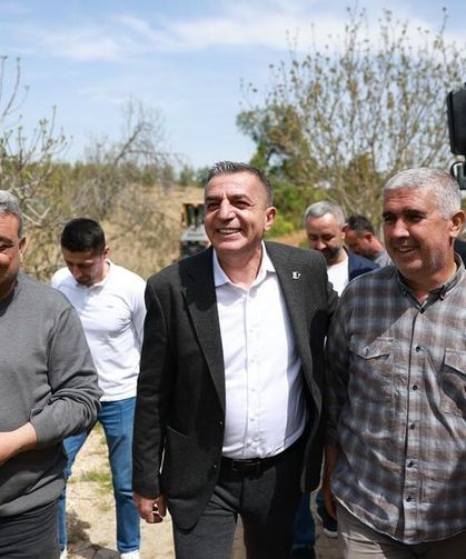 Başkan Şimşek ova yolu çalışmalarını sahada inceledi