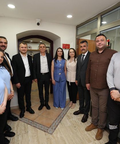Başkan Hakan Şimşek personeliyle bayramlaştı