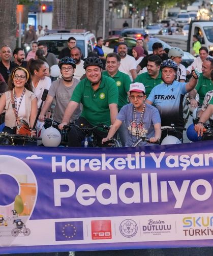 Manisalılar Avrupa Hareketlilik Haftası’nda pedal çevirdi