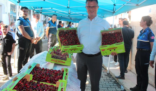 Alaşehir'in en güzel kirazı seçildi