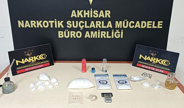 Manisa'daki operasyonunda yüklü miktarda uyuşturucu ele geçirildi