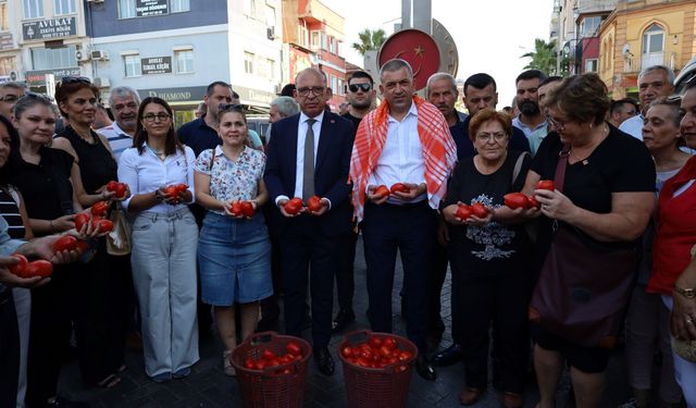 CHP'li başkandan domates eylemine katılmayan çiftçiye sitem